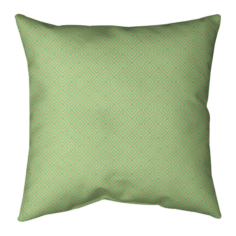 Coussin Katelyn Elizabeth, Pas de bourre, 16 po x 1 po, Vert clair