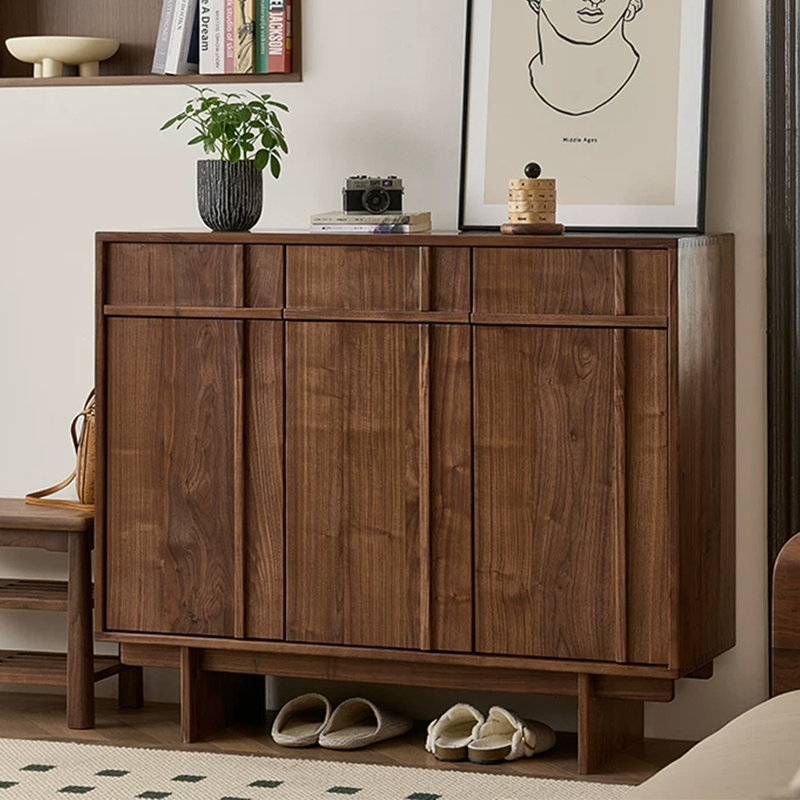 Grande armoire à chaussures de rangement rétro