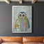 Fantastic Florals Owl, reproduction encadrée de qualité supérieure - prête à être accrochée-88285502-88285506