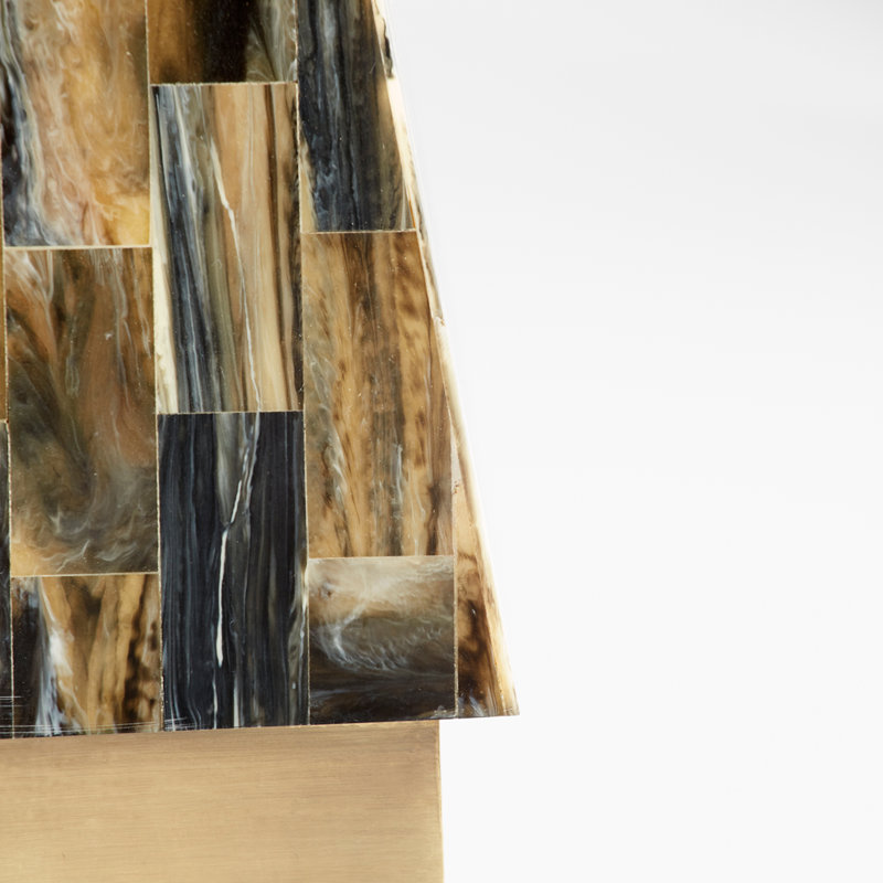 Cairo Spire Sculpture, 20" H x 6" W x 6" D