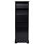 Grande armoire de rangement avec 3 tiroirs et tablettes réglables pour salle de bain, bureau, bureau et intérieur, panneau de fibres à densité moyenne avec finition peinte-887406491