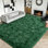 Deep Pile Fluffy Shaggy Area Rug pink living room rug