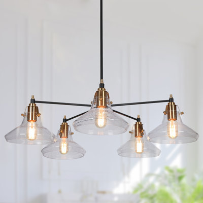 Lustre linéaire moderne à 5 lumières Hajrati