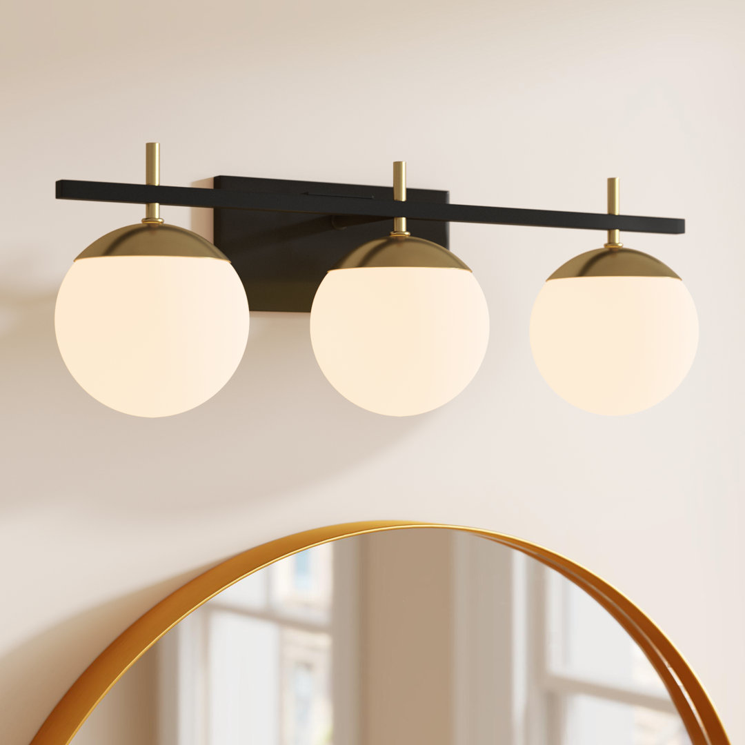 3 - Light Dimmable Vanity Light Kelly Clarkson Home