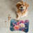Inky Blooms - 1 Piece Bone Shape Feeding Mat