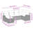 vidaXL Garden Sofa Set with Cushion 6 pcs Grey Synthetic: Poly Rattan-1652066586