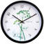 Horloge d'extérieur «Anethium» blanche avec aneth vert - 12 po