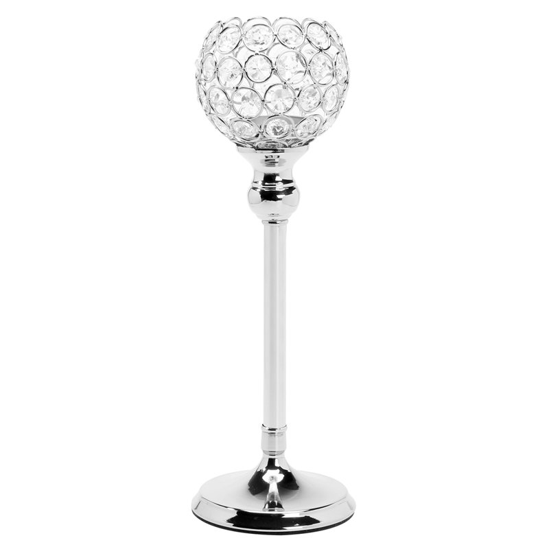 Metal Tabletop Candlestick, 35cm, Gold