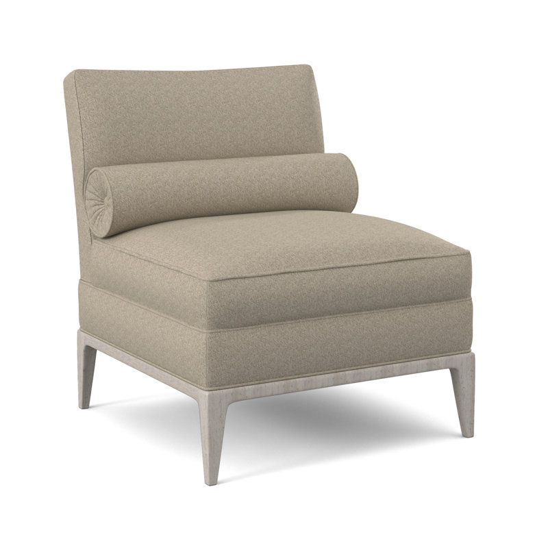 Fiona Slipper Chair, Vintage Ebony, Venice Linen
