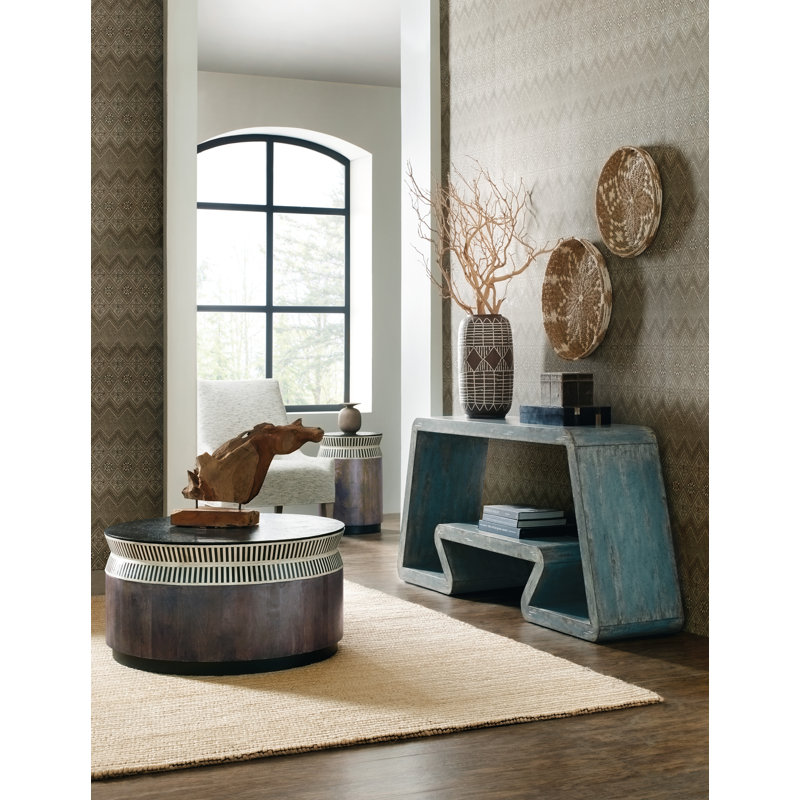 Commerce And Market 72'' Marble Top Console Table