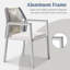 Ensemble de 2 chaises de salle à manger avec accoudoirs-74039531