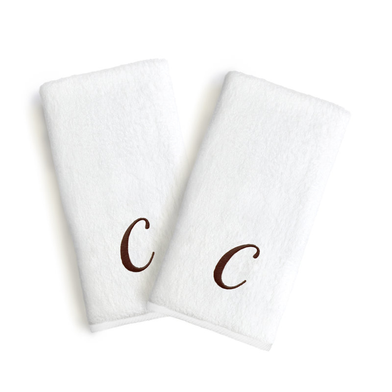 Soft Twist Hand Towel, Letter: C