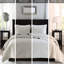 Courtepointe en velours très grand / très grand - Matelassage géométrique pour une chambre tranquille et confortable 3 pièces Peaceful Luxurious-117370918-117370919
