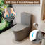 Toilette allongée une pièce à double chasse 1,1 / 1,6 GPF, hauteur confortable, conception économiseur d'eau, CARTE 1000 g-112665670