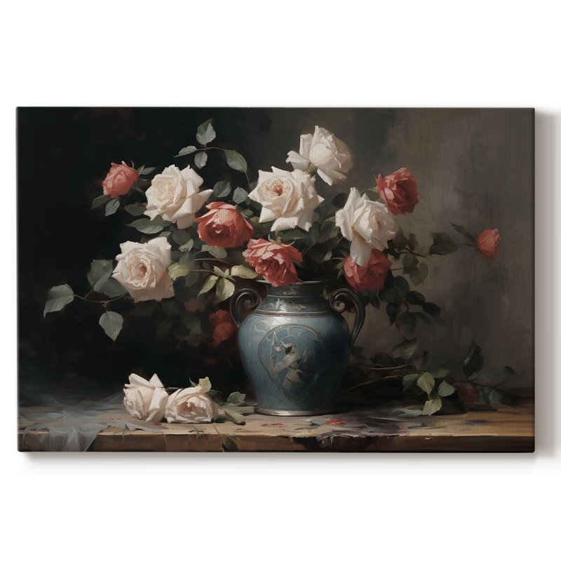 Botanique rétro - CXII, H 13 po x l 19 po x P 1,5 po, Wrapped Canvas