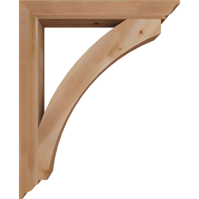 Support traditionnel Thorton, H 42 po x l 3,5 po x P 34 po, Cèdre rouge de l'Ouest (lisse)