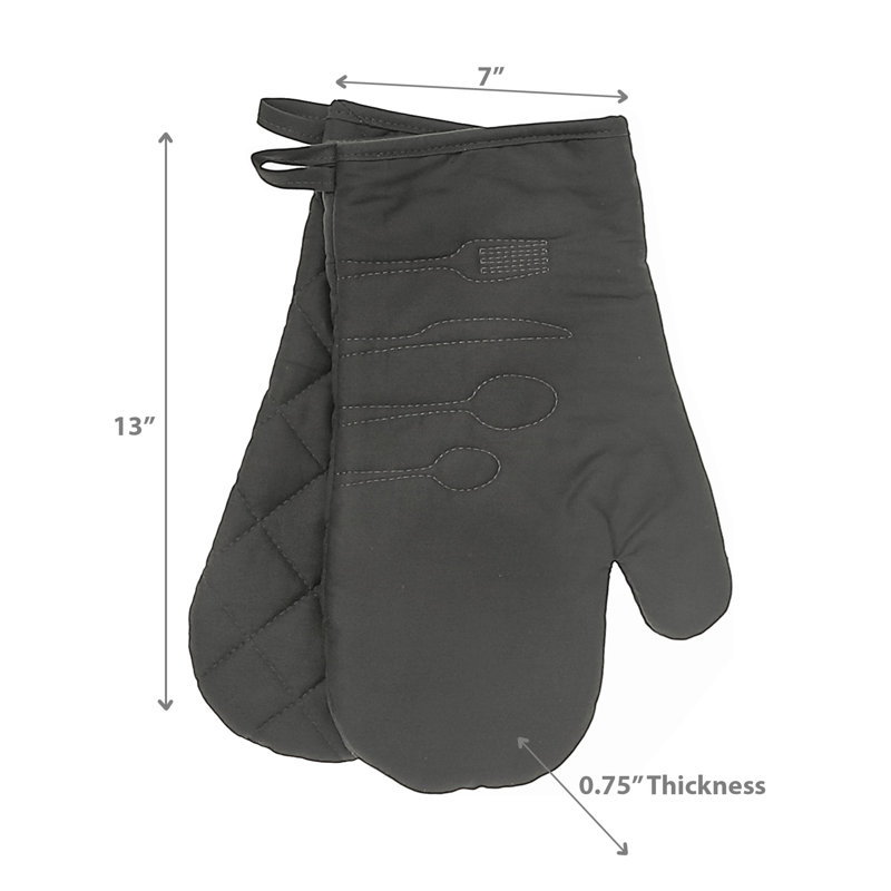 Serviettes de cuisine en coton, Olive