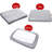 Dog Bed Covers Replacement Washable 2 Pack, Waterproof Dog Bed Covers Dog Pillow Cover Quilted, Pet Bed Cover Lovely Grey Star Print, Puppy Bed Cover 27X36 Inches, For Dog/Cat, Cover Only-690819582