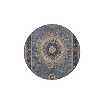 Machine Washable Purple Area Rug