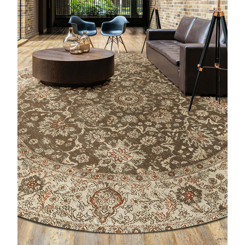 Sultanabad One-of-a-Kind Round 7'11" Area Rug