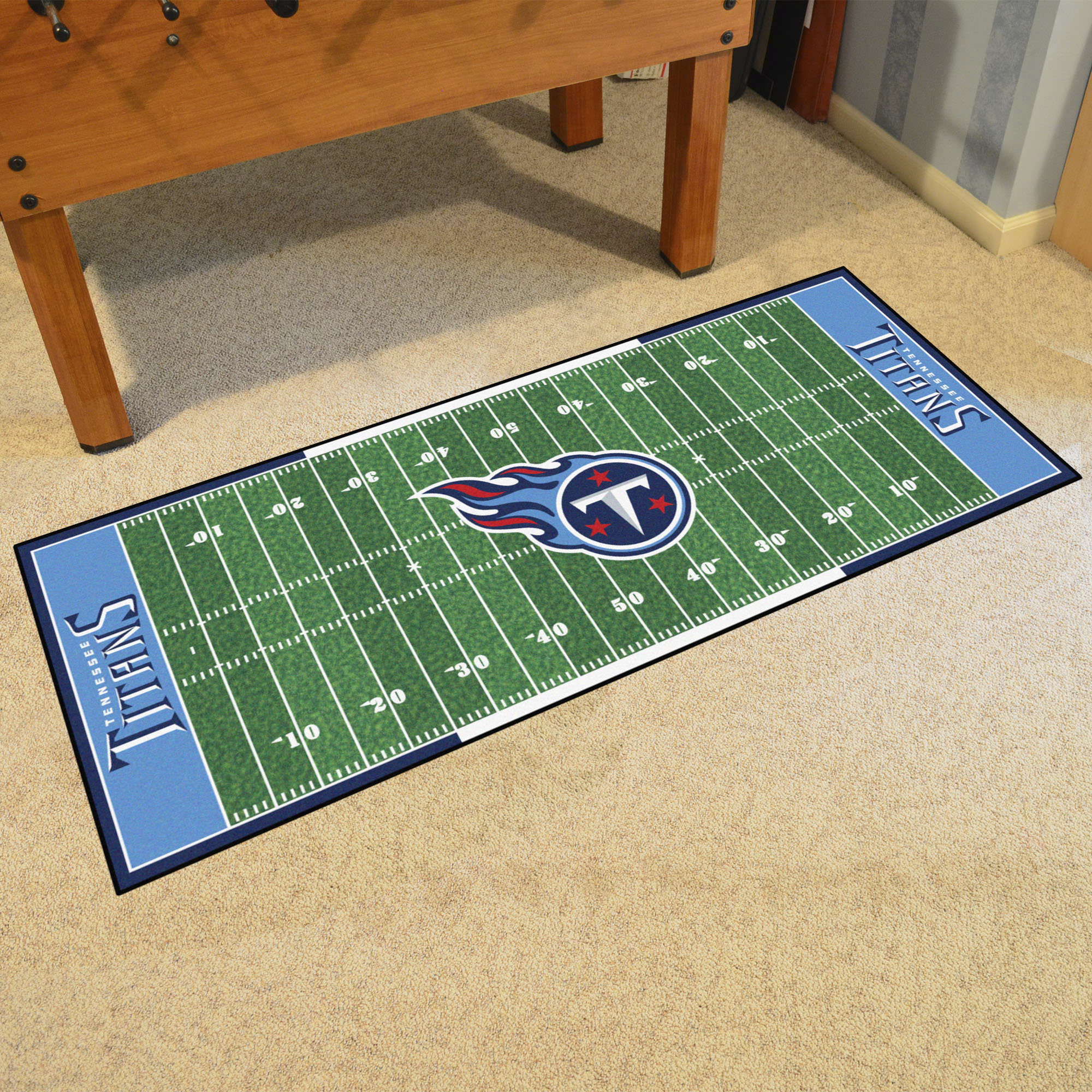 Tennessee Titans 3 NFL Christmas Gift Rug Bedroom Rug Floor Decor