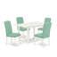 Ensemble de table de salle à manger rectangulaire en bois massif avec plateau papillon-106903406-122934849-122934851