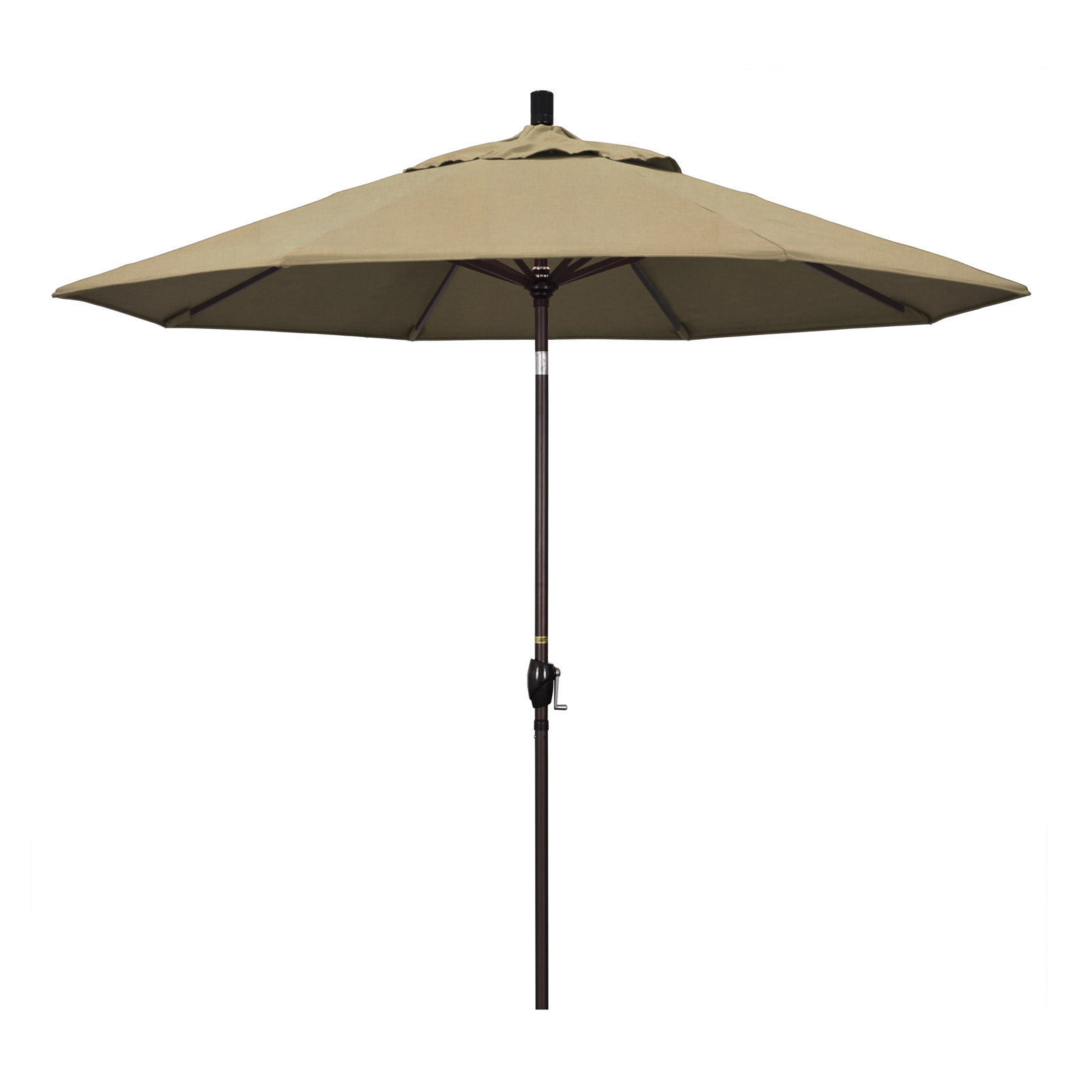 Iuka 9' Umbrella, Canvas Heather Beige Sunbrella® Canvas