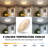 15" Moon Surface LED Ceiling/Wall Light – Adjustable Color Temp, Dimmable, ETL-Certified