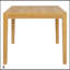 Ensemble de table de salle à manger rétro 7 pièces pour 6 personnes, table rectangulaire en bois avec chaises rembourrées pour une salle à manger élégante et confortable-1869111206-1869111201