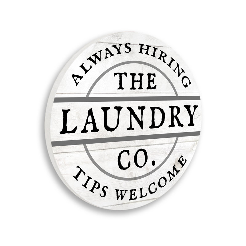 Plaque murale «Welcome» de Vintage Laundry Co.