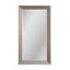 Pondering Rectangle Solid Wood Beveled Mirror