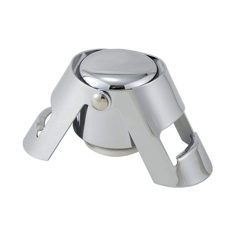 Bouchon scellant pour bouteille de vin en acier inoxydable