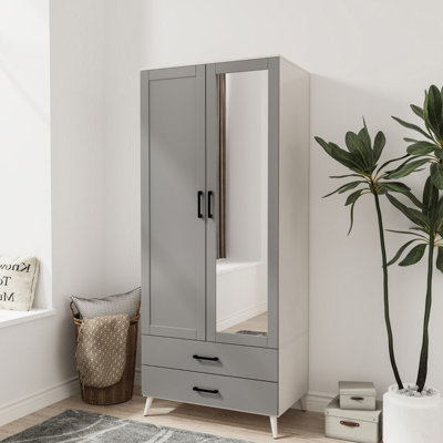 Bostick Solid Wood Wardrobe