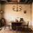 5 Light Dimmable Farmhouse Chandelier, Retro Iron Rust Lighting With Crystal Decorations