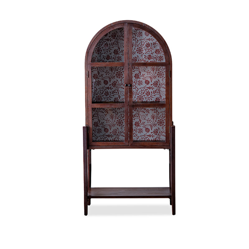 Nut-brown Solid Wood Display Cases, Nut-brown