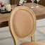 Ensemble de 2 chaises rembourrées avec cadre en bois-1496032557