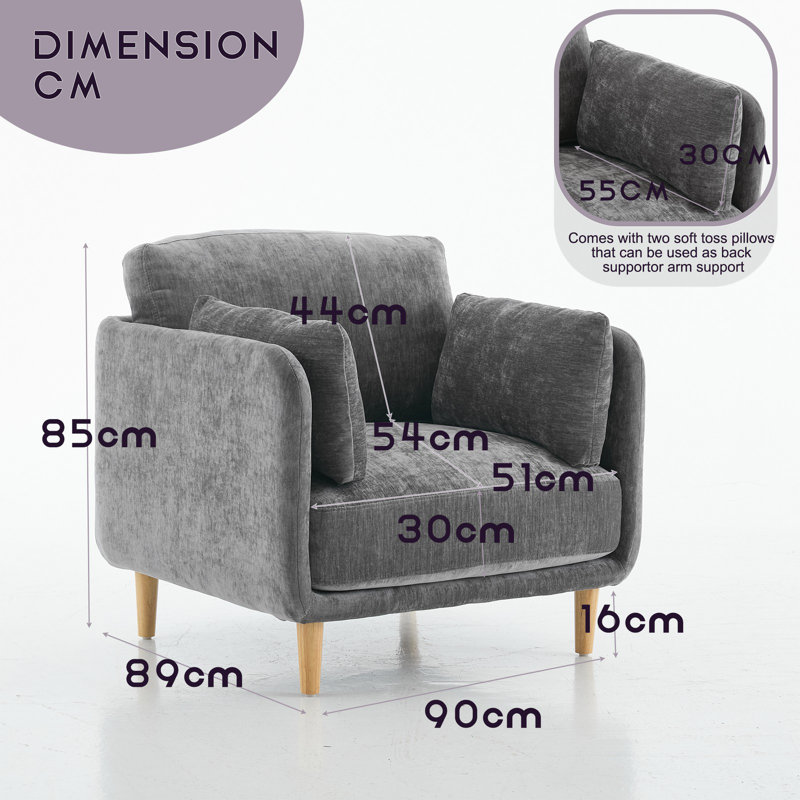 2 Seater Fabric Settee