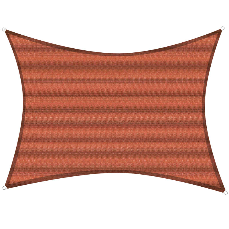 Abri de voiture pour abri de jardin avec abat-jour rectangulaire 12 "x 16" Artpuch, L 12 pi x L 16 pi, Rouge rouille