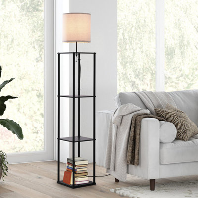 Detine 63'' Dimmable Column Floor Lamp