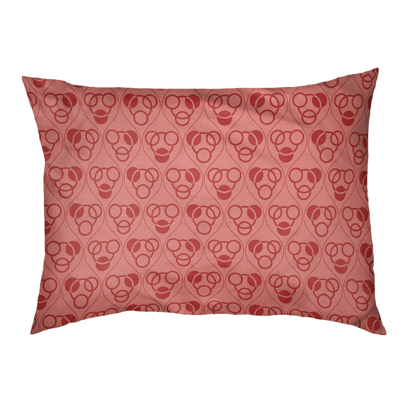 Coussin pour chien Chen, Petit (l 28 po x P 6 po x H 18 po), Rouge