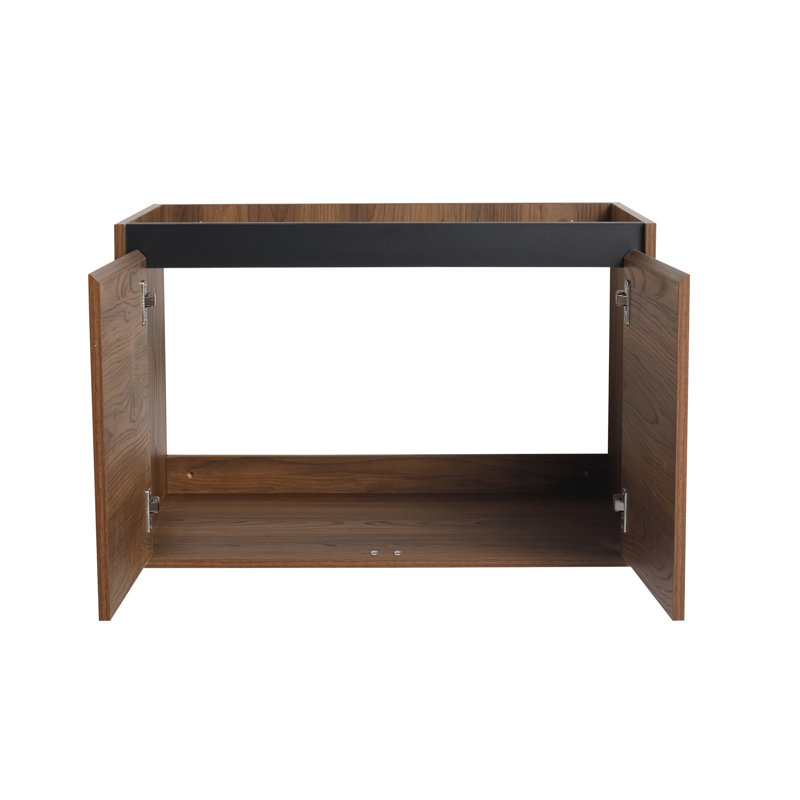 72 Inch Wall Mounted Bathroom Vanity with Resin Countertop Sink, and 1-Storage Shelves Combination, 4-Soft Closing Doors (KD-Packing)
