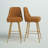 Pavlik Upholstered Counter Stool with Metal Frame-1952532862