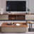 Simple TV cabinet coffee table combination