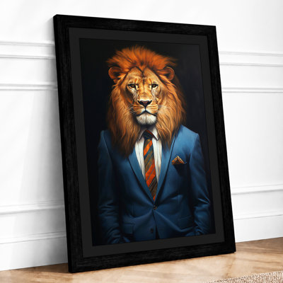 Distinguished Lion Modern - Print