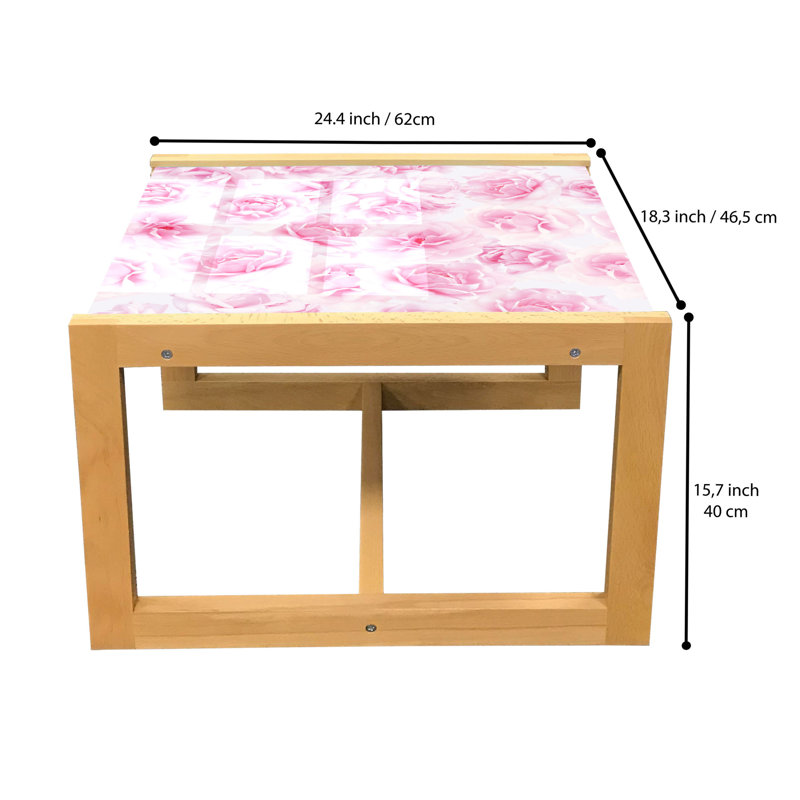 Irmela Trestle Coffee Table, 40cm H x 46.5cm W x 62cm D