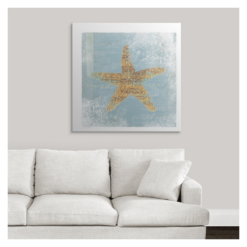 « serene ocean », impression, Toile, H 35 po x l 35 po x P 1,5 po