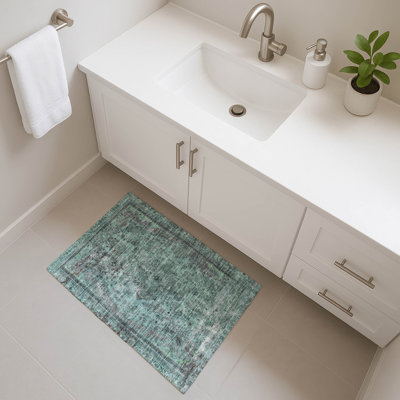 Premium Machine Washable Lampkins AMF1646 Global Rug