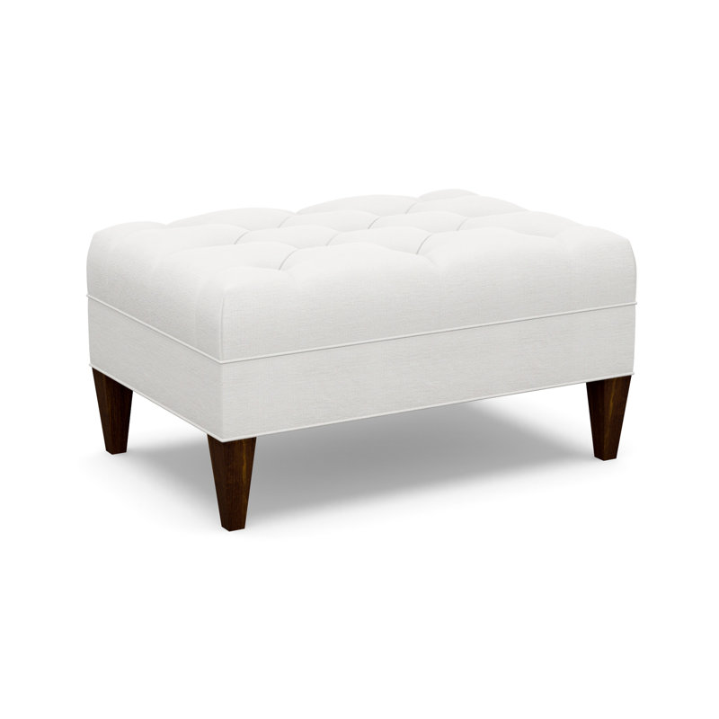 Tufted Ottoman, 5246-99, Walnut