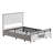 Louay Slat Headboard Design Bed with Shelves