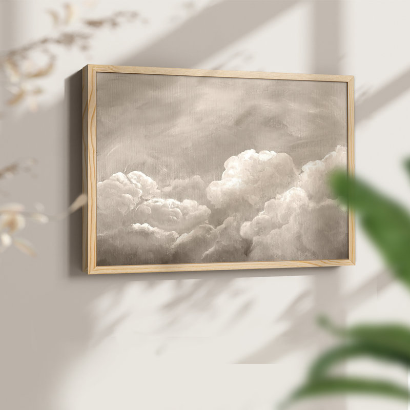 «Painted Clouds I», reproduction encadrée, H 16 po x l 20 po, Naturel